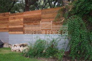 Horizontal Cedar Fence