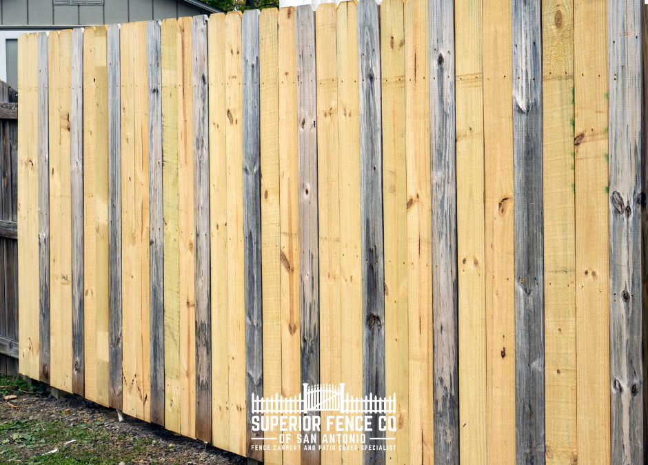 When can you repair your fence?